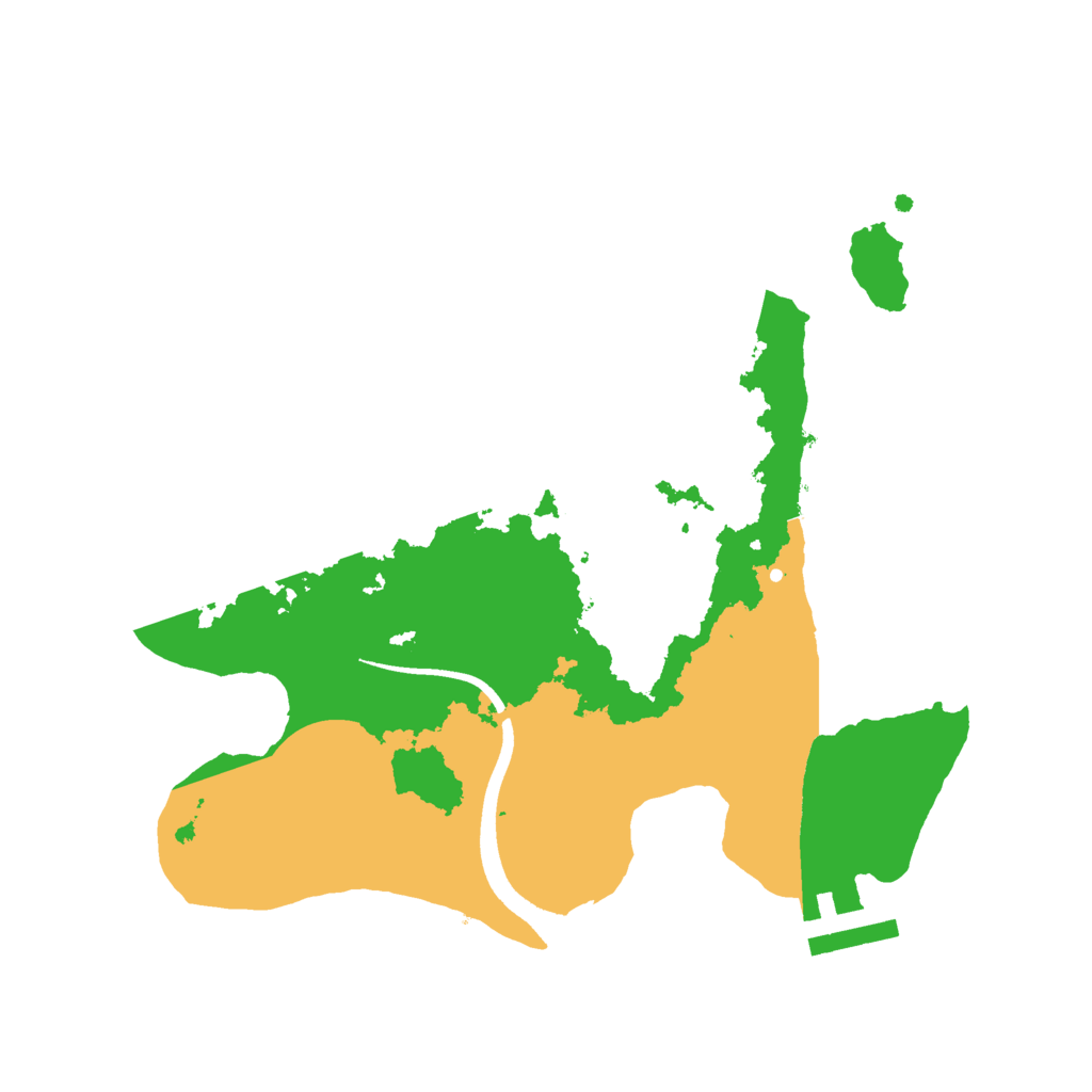Biome Rust Map: Procedural Map, Size: 2450, Seed: 648252