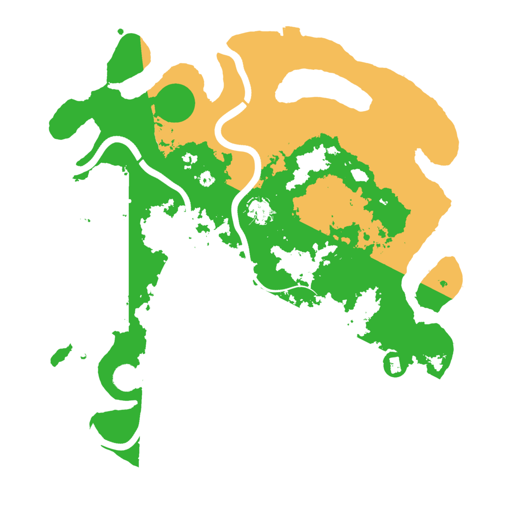 Biome Rust Map: Procedural Map, Size: 3500, Seed: 2146726629