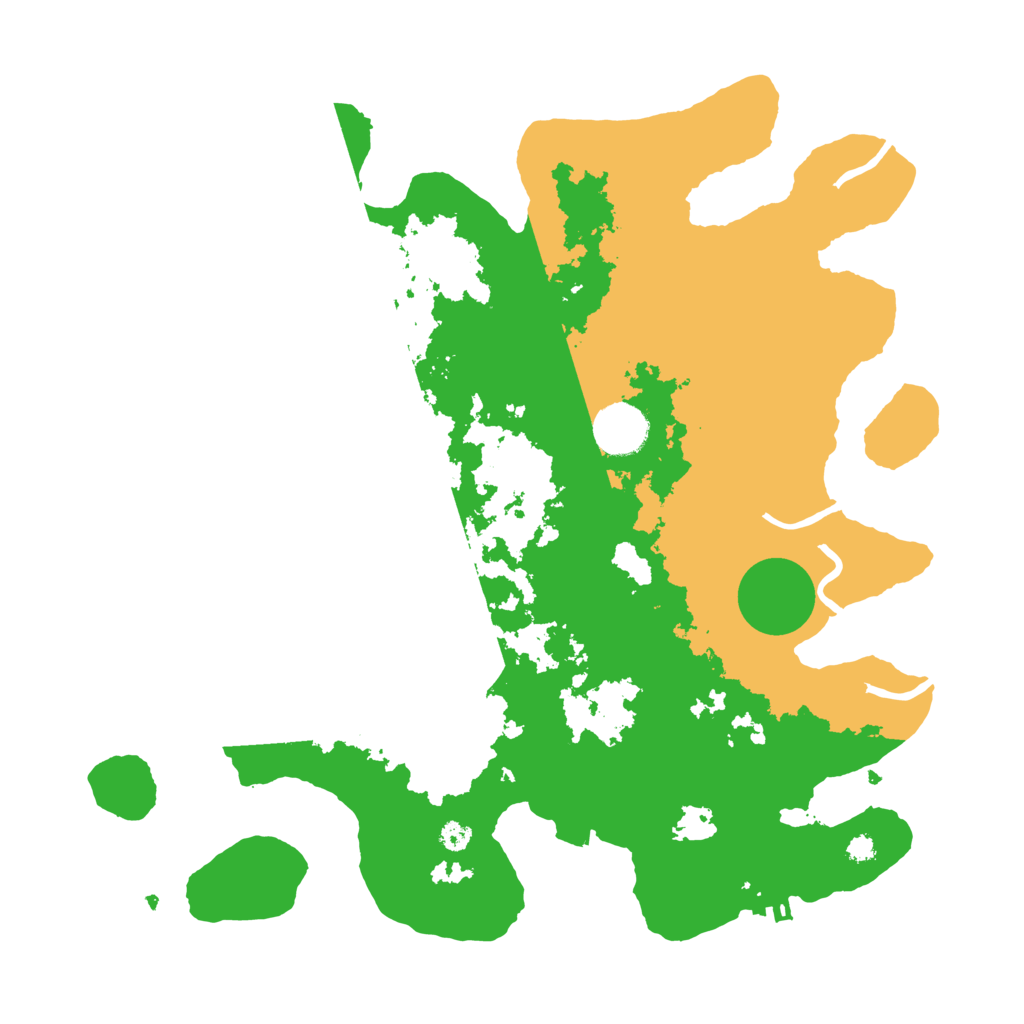 Biome Rust Map: Procedural Map, Size: 3500, Seed: 613138494