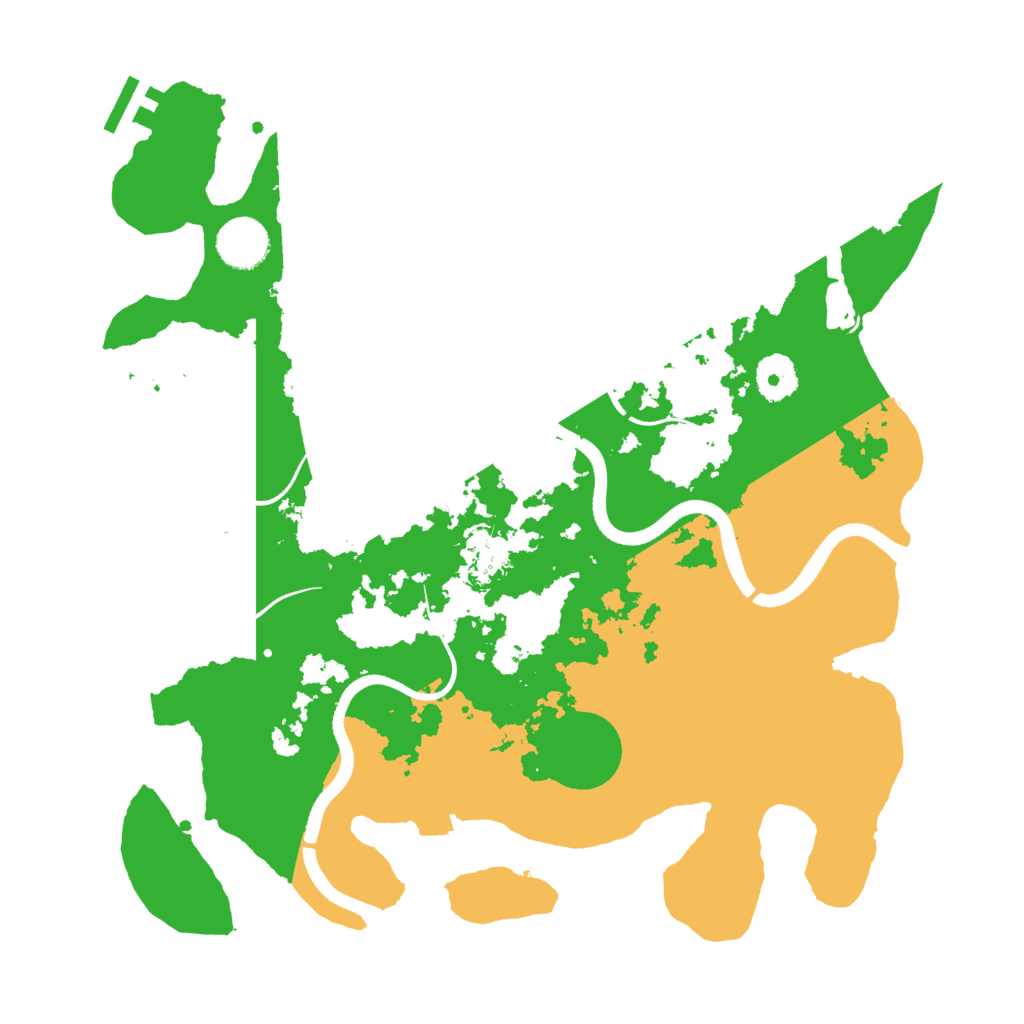 Biome Rust Map: Procedural Map, Size: 3500, Seed: 1084871369