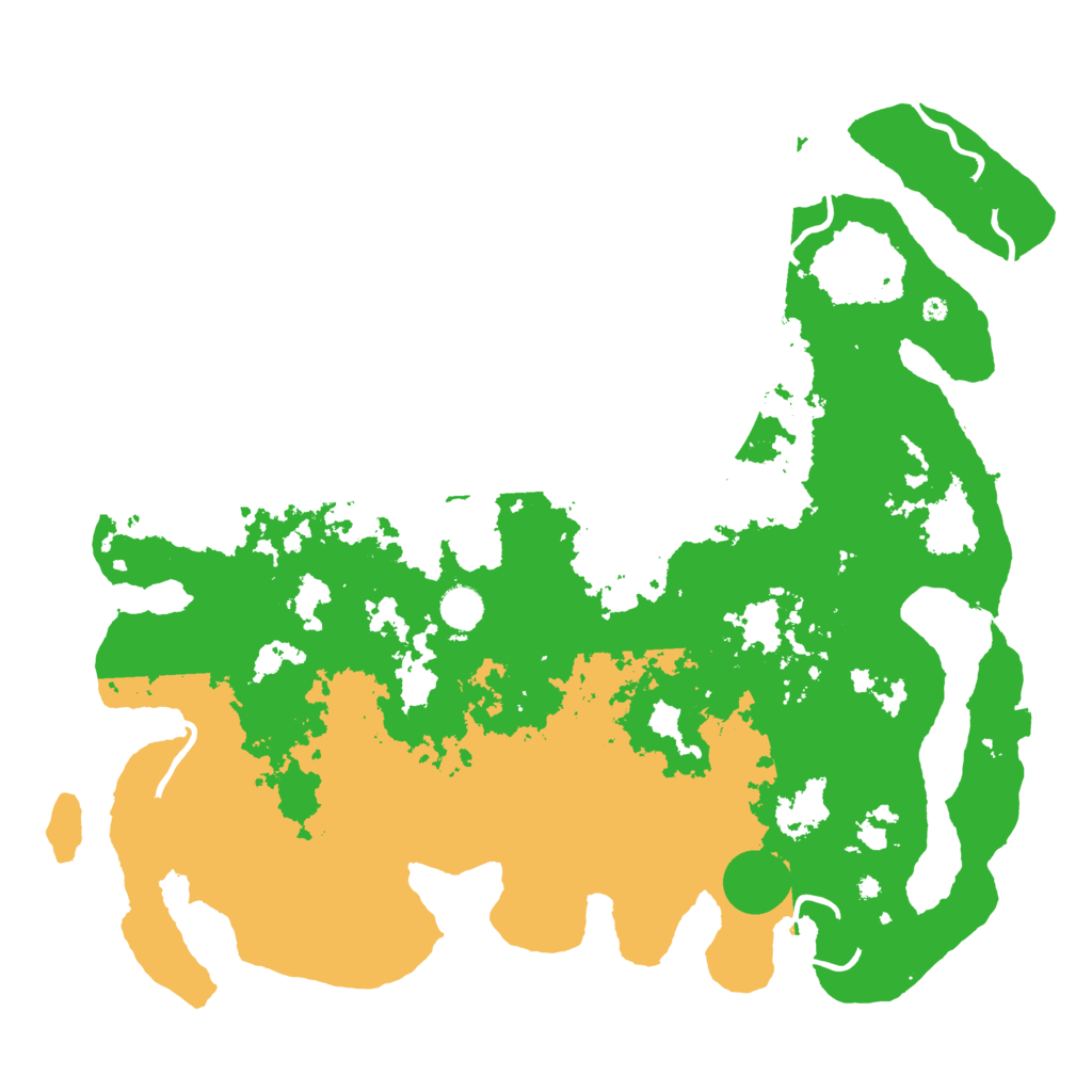 Biome Rust Map: Procedural Map, Size: 4500, Seed: 1103