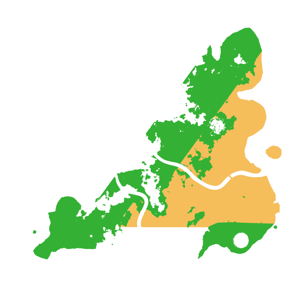 Biome Rust Map: Procedural Map, Size: 3500, Seed: 268849652