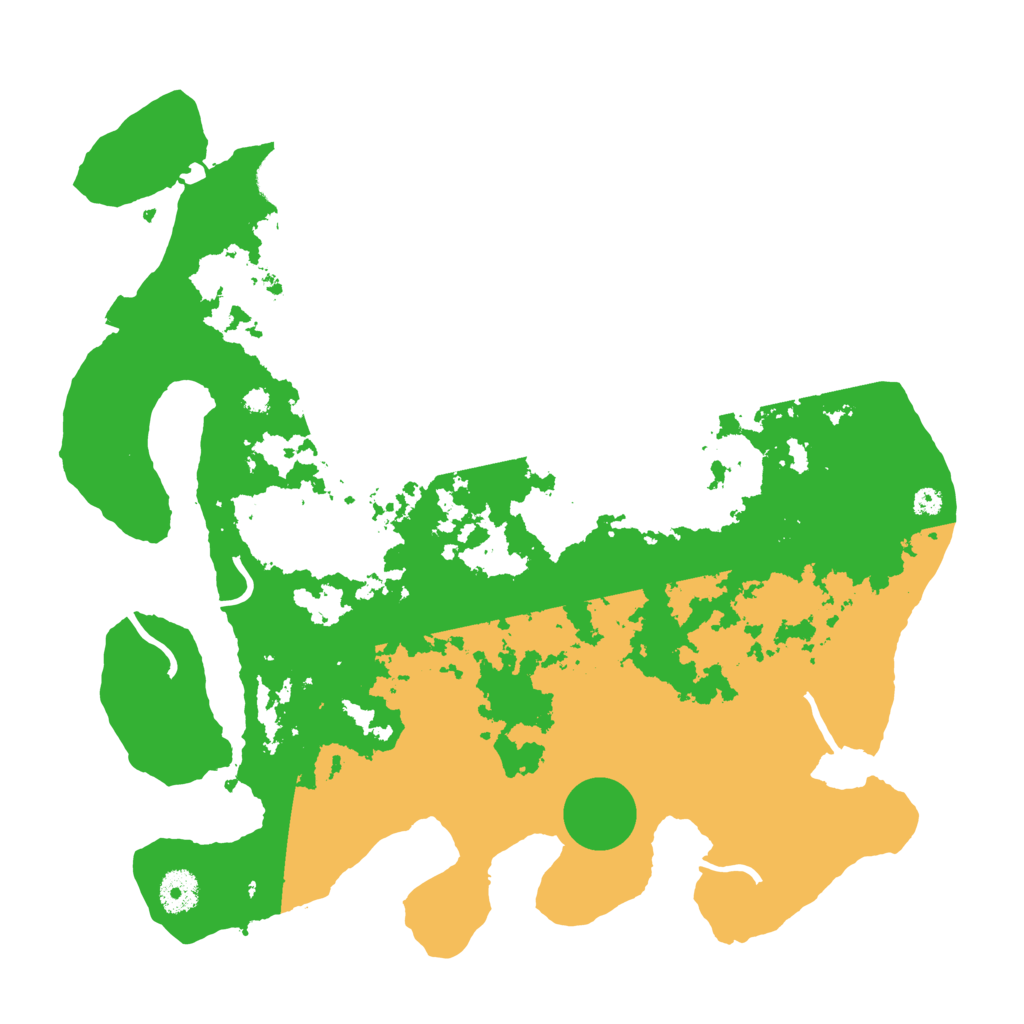Biome Rust Map: Procedural Map, Size: 3700, Seed: 1037892555
