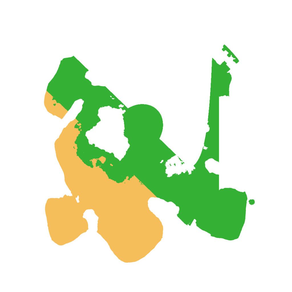 Biome Rust Map: Procedural Map, Size: 2000, Seed: 1339359798