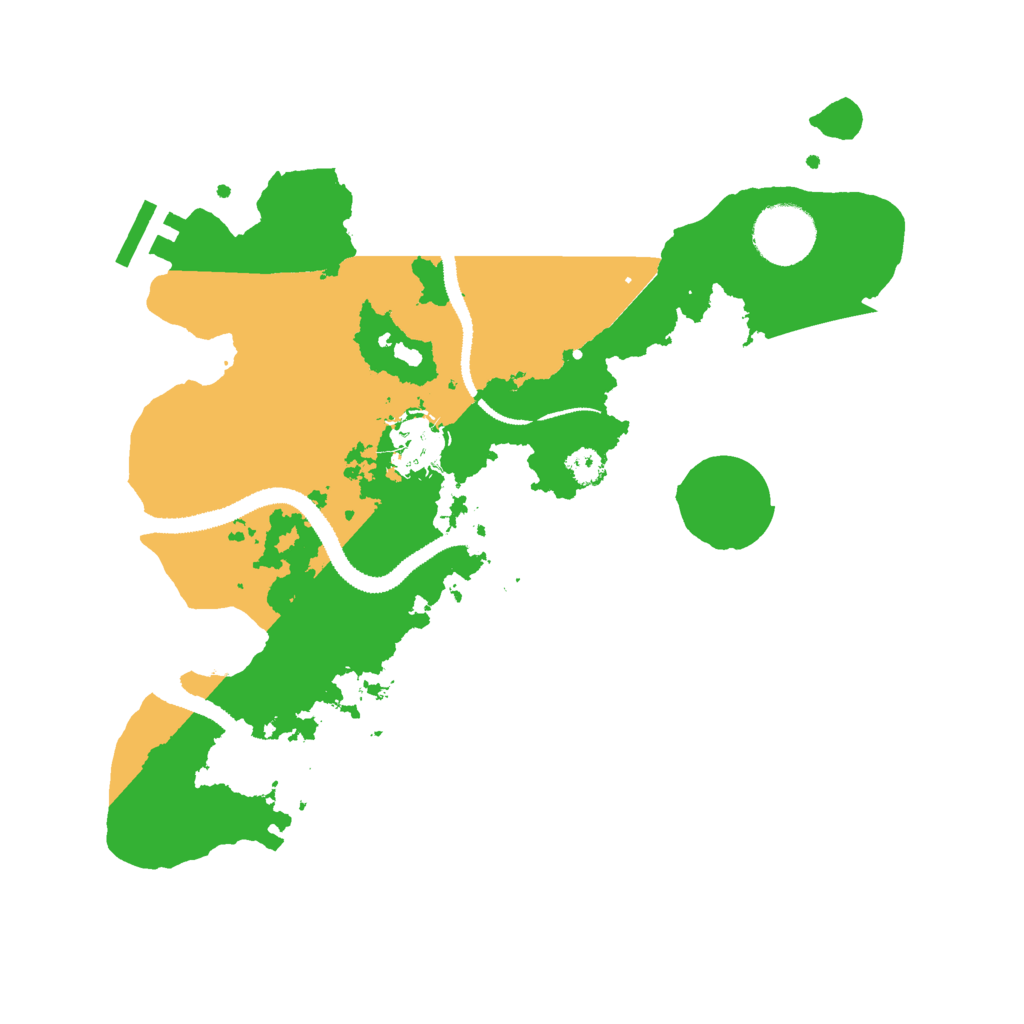 Biome Rust Map: Procedural Map, Size: 3000, Seed: 1213075781
