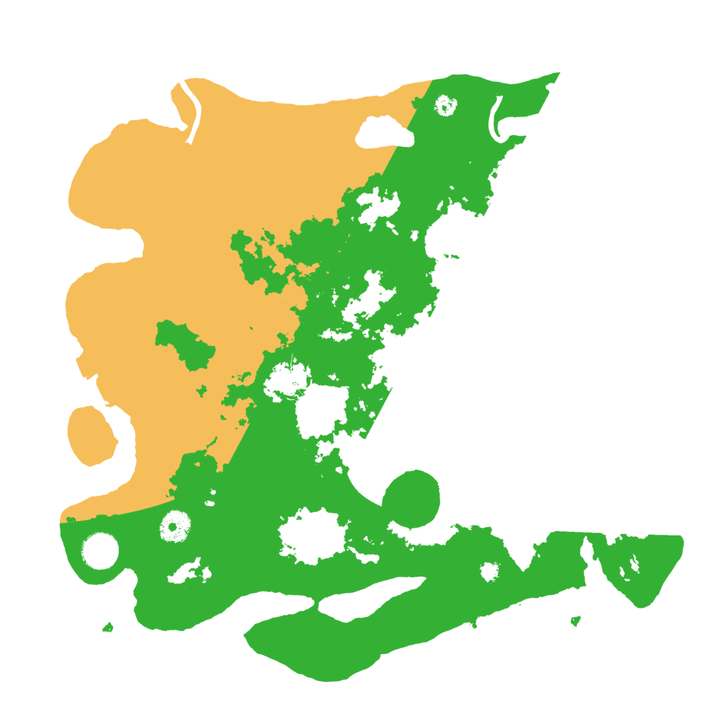 Biome Rust Map: Procedural Map, Size: 3500, Seed: 3419385