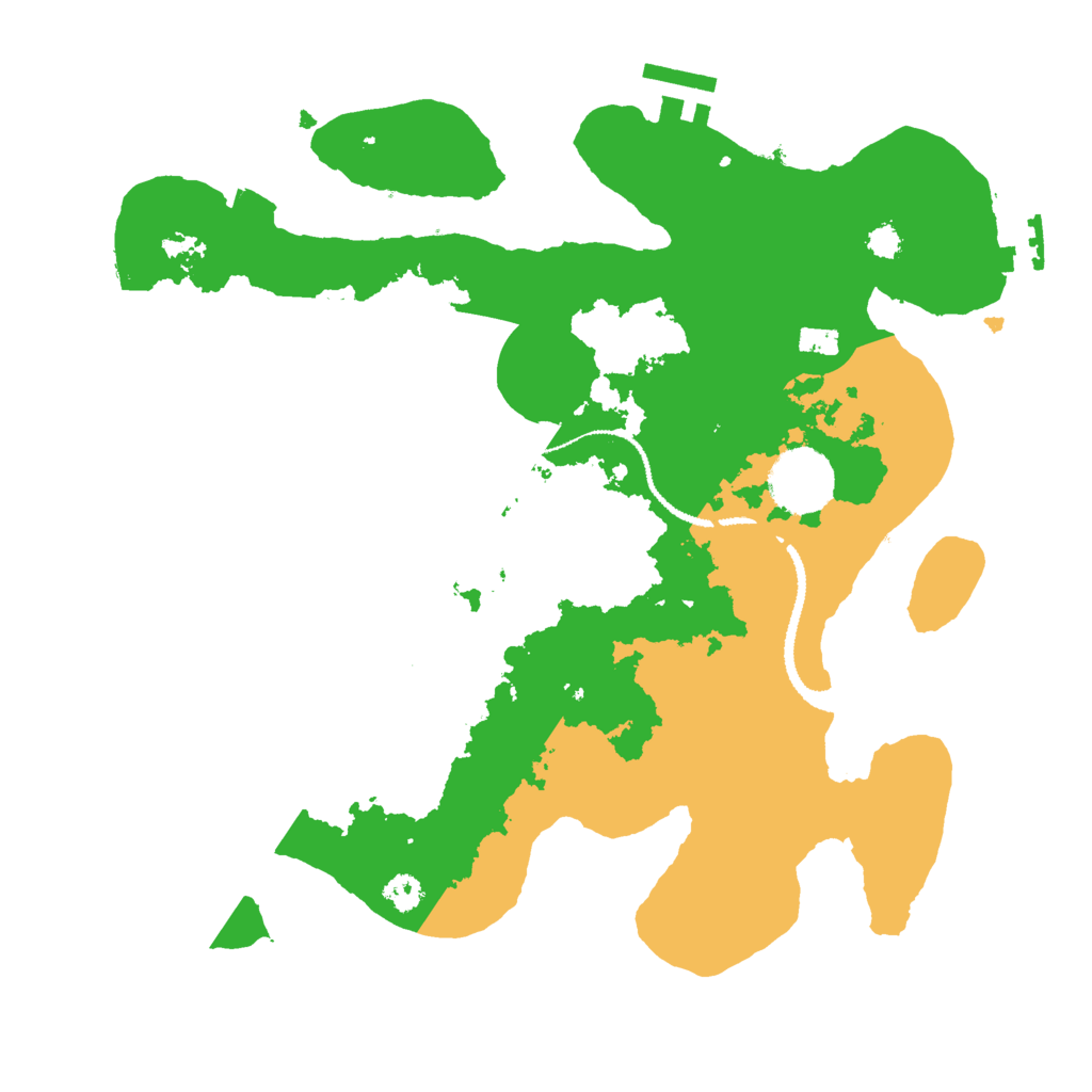 Biome Rust Map: Procedural Map, Size: 3000, Seed: 81550