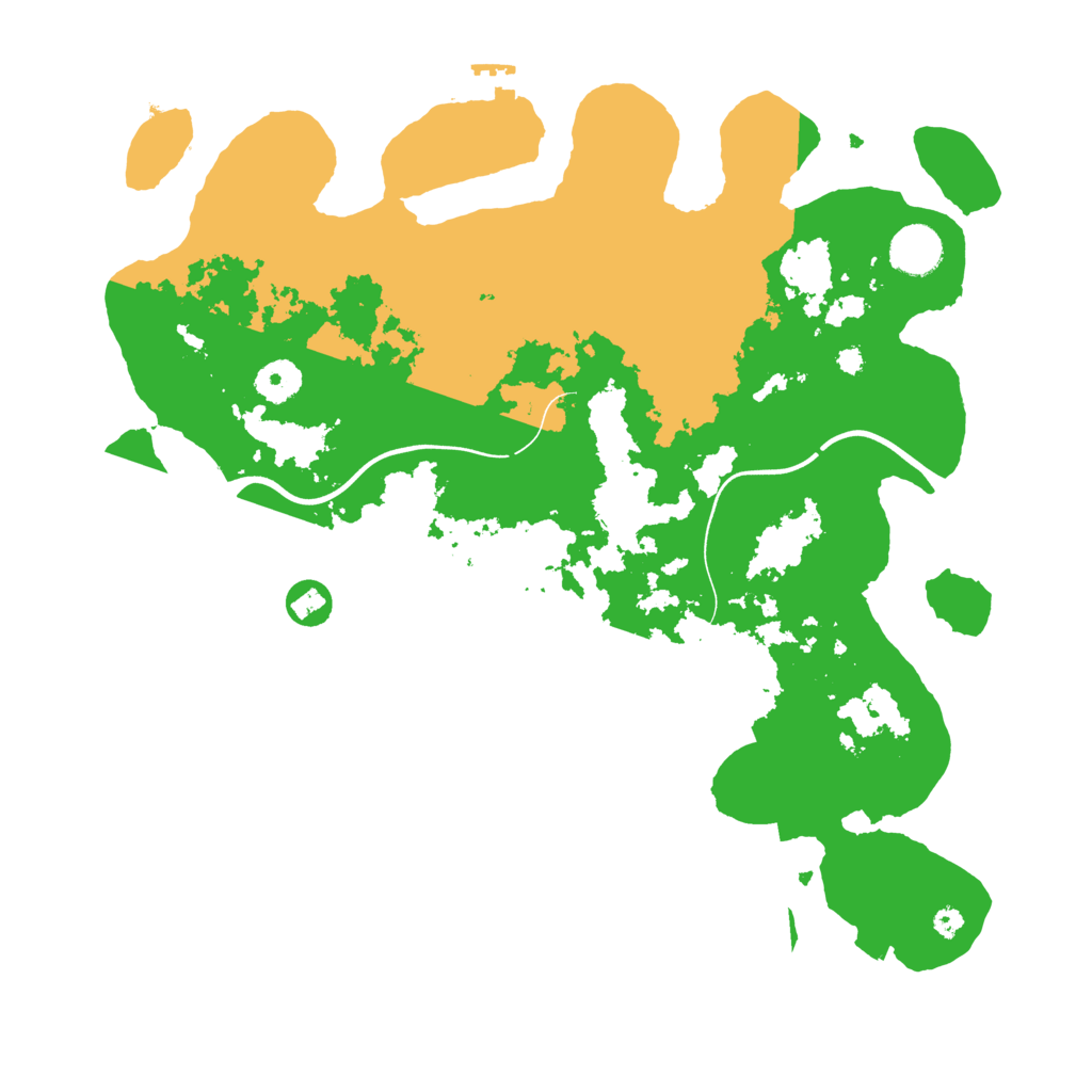 Biome Rust Map: Procedural Map, Size: 3750, Seed: 27291452