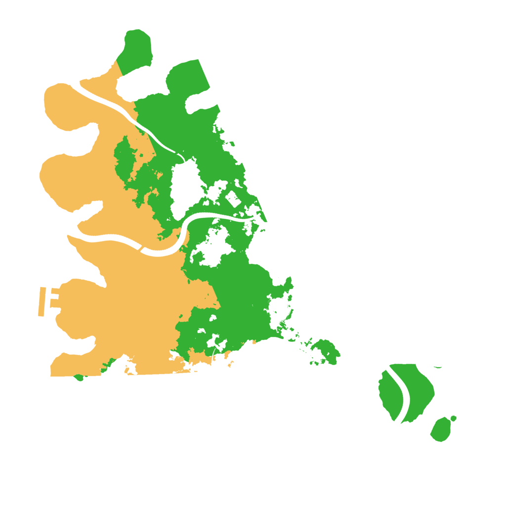 Biome Rust Map: Procedural Map, Size: 3500, Seed: 1207332325