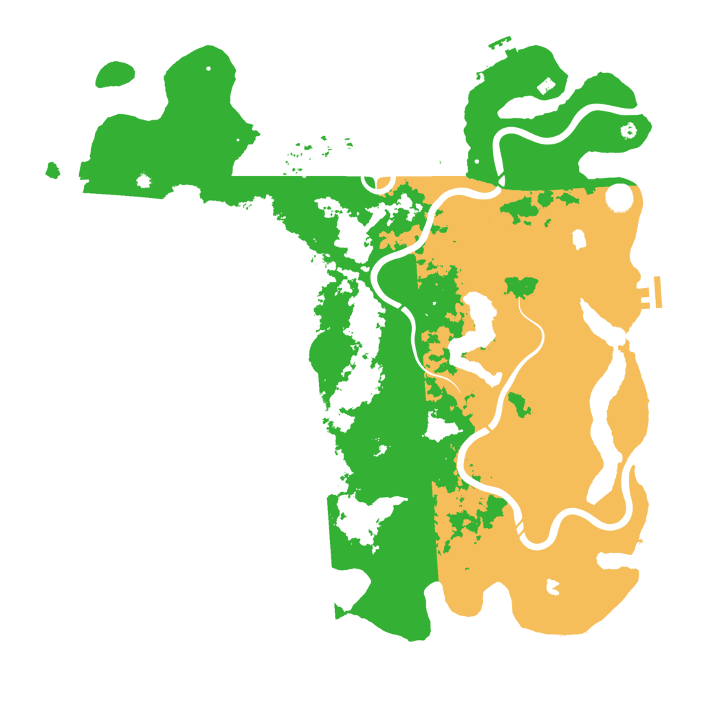 Biome Rust Map: Procedural Map, Size: 4500, Seed: 721268