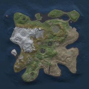 Thumbnail Rust Map: Procedural Map, Size: 2750, Seed: 1604241357, 11 Monuments