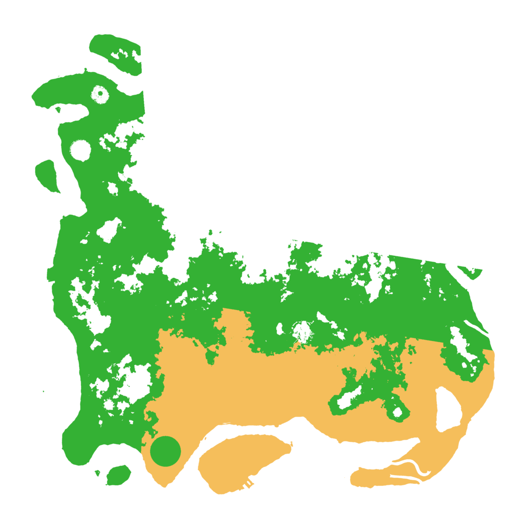 Biome Rust Map: Procedural Map, Size: 4500, Seed: 2104106022