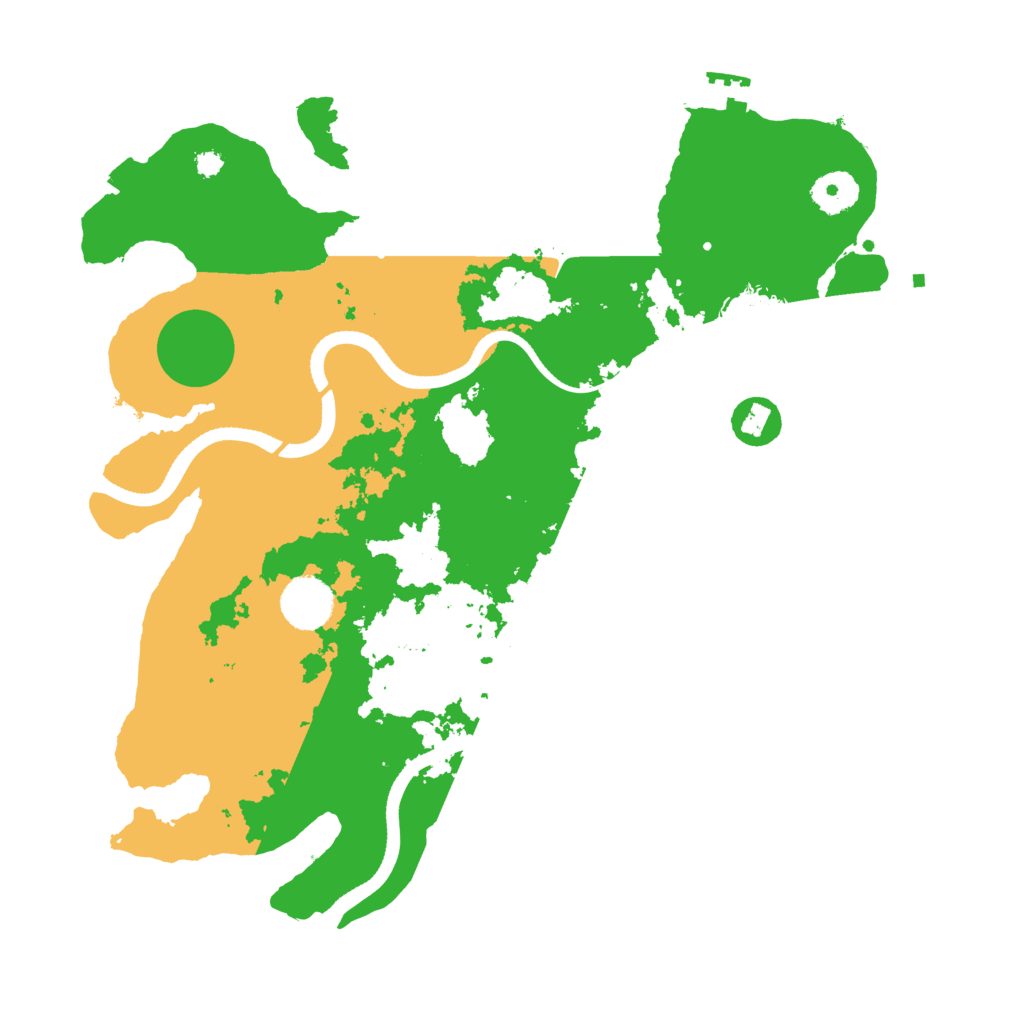 Biome Rust Map: Procedural Map, Size: 3500, Seed: 1097676608