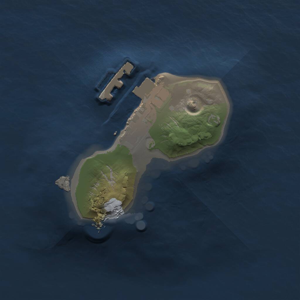 Rust Map: Procedural Map, Size: 1000, Seed: 1856230579, 2 Monuments