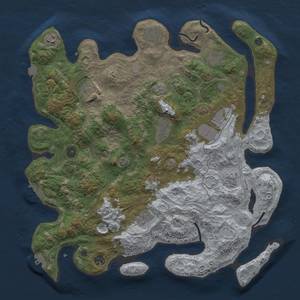 Thumbnail Rust Map: Procedural Map, Size: 4250, Seed: 5858768, 18 Monuments