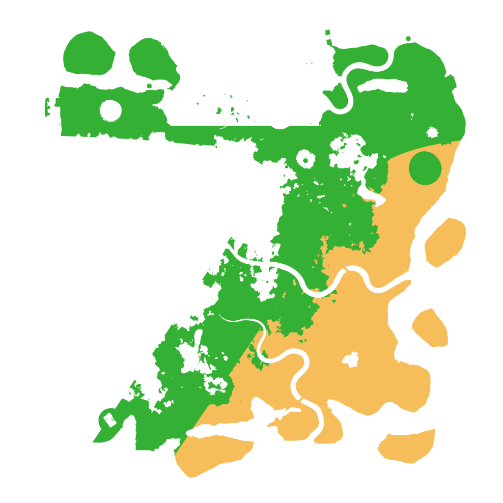 Biome Rust Map: Procedural Map, Size: 4100, Seed: 62779319
