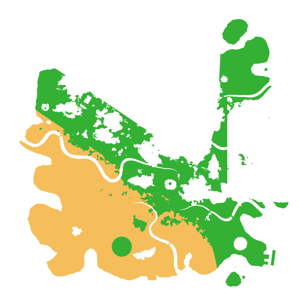 Biome Rust Map: Procedural Map, Size: 4000, Seed: 152394520