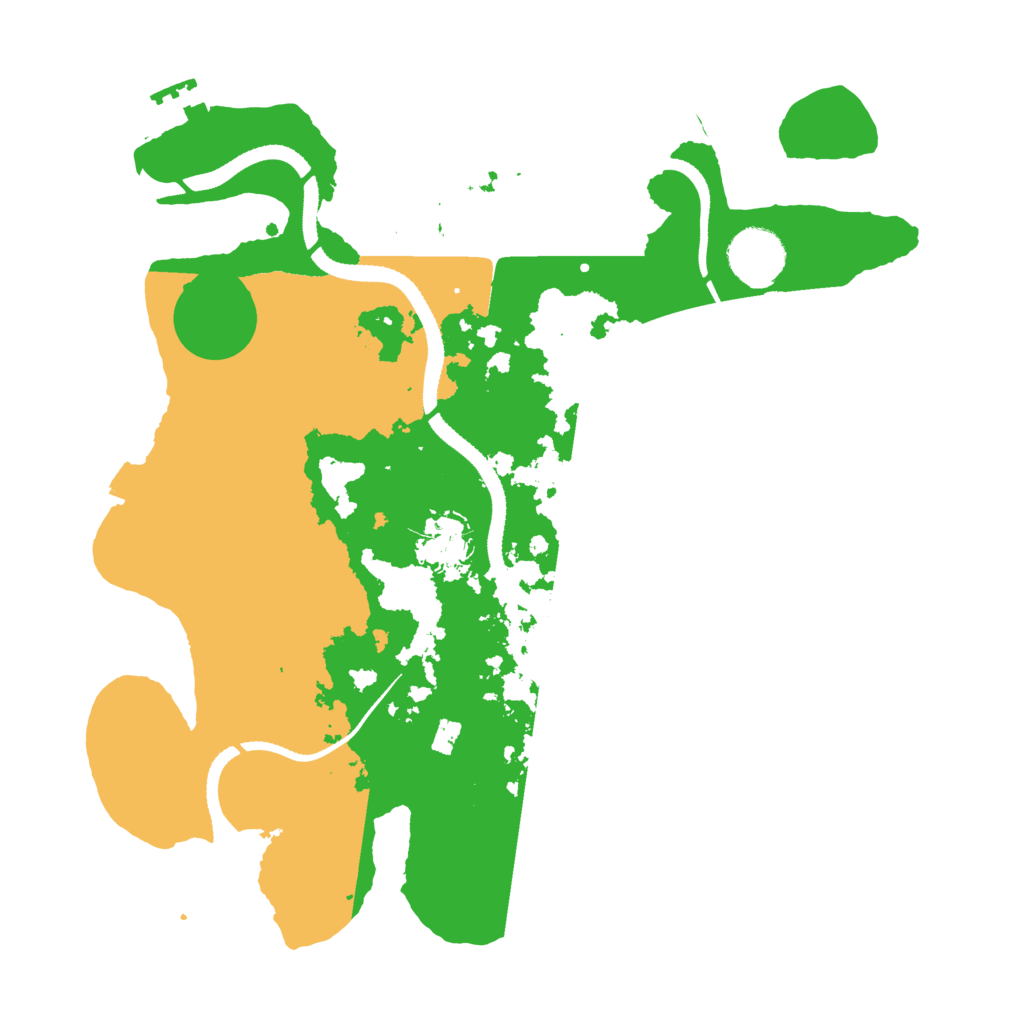 Biome Rust Map: Procedural Map, Size: 3250, Seed: 870093149