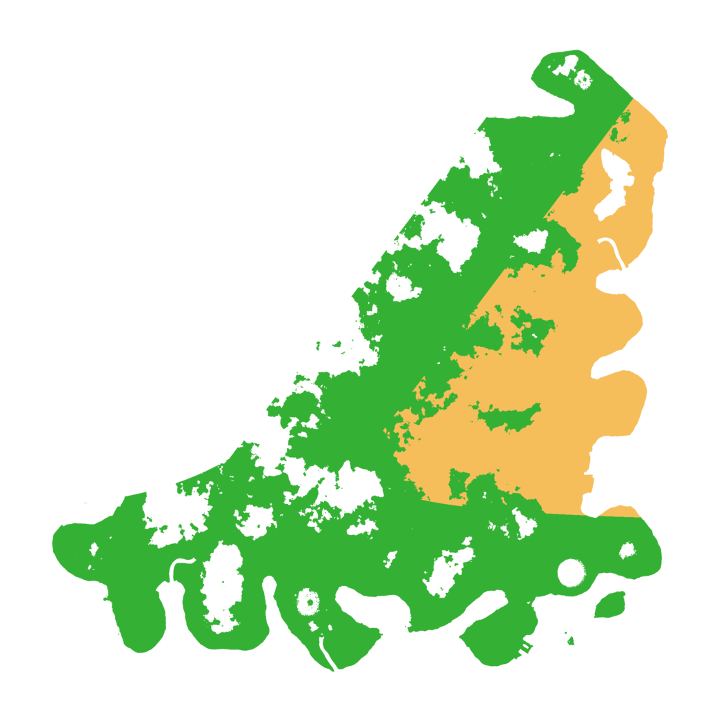 Biome Rust Map: Procedural Map, Size: 4500, Seed: 746355219