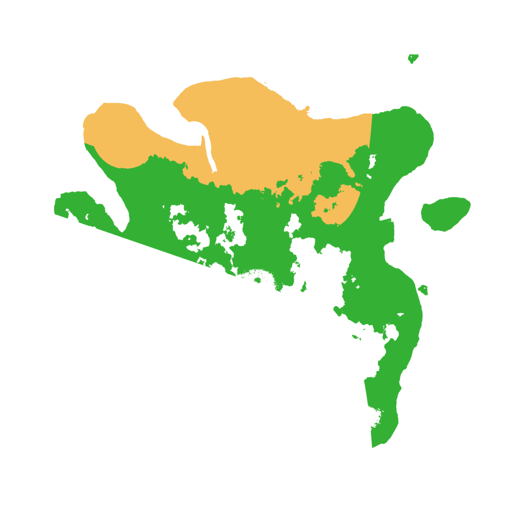 Biome Rust Map: Procedural Map, Size: 2500, Seed: 2145562707