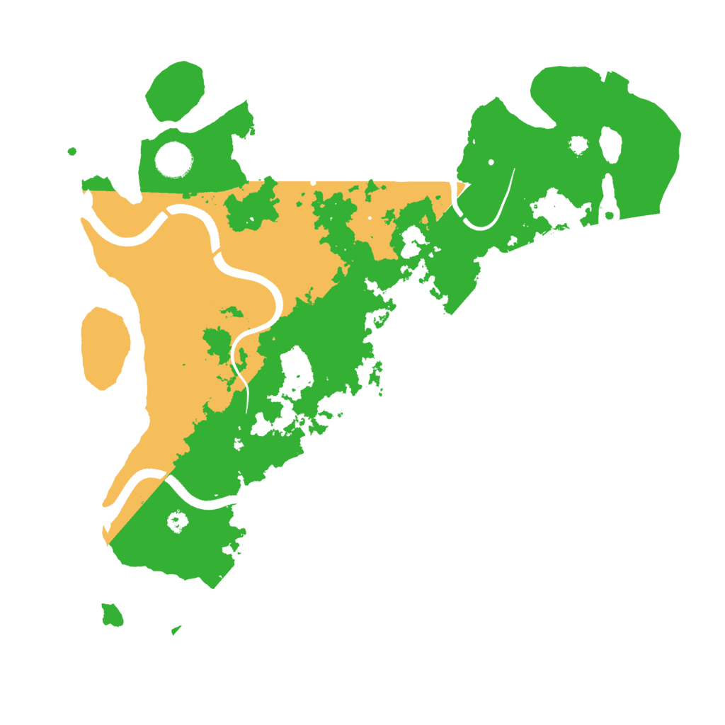 Biome Rust Map: Procedural Map, Size: 3550, Seed: 412217009