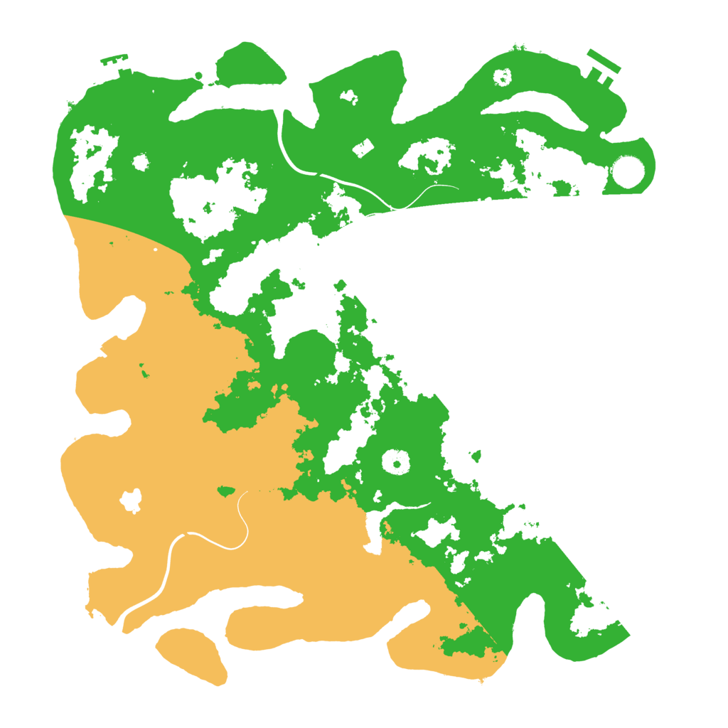 Biome Rust Map: Procedural Map, Size: 4000, Seed: 58971