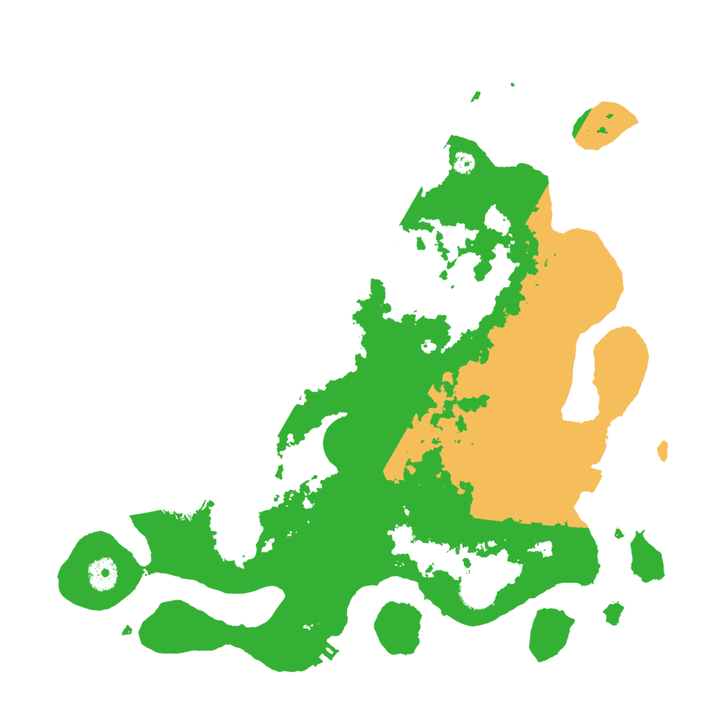 Biome Rust Map: Procedural Map, Size: 3500, Seed: 208770368