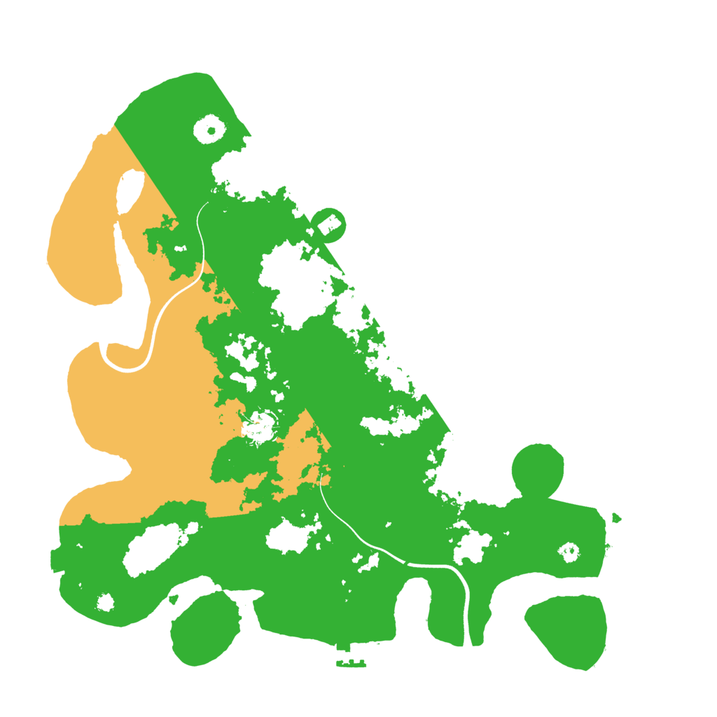 Biome Rust Map: Procedural Map, Size: 3650, Seed: 65357390