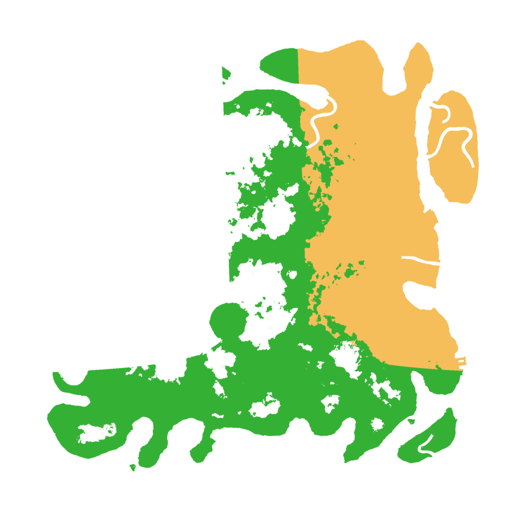 Biome Rust Map: Procedural Map, Size: 3750, Seed: 1263686085