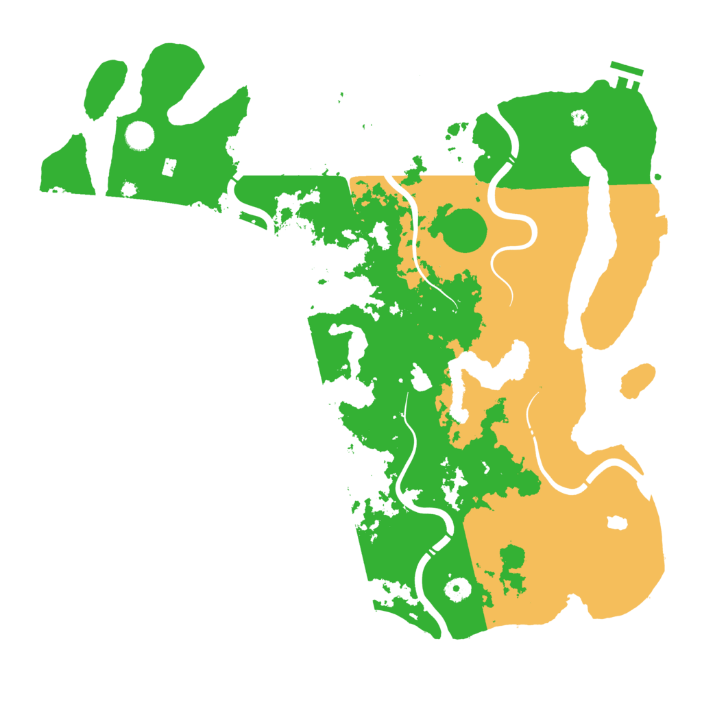 Biome Rust Map: Procedural Map, Size: 4250, Seed: 516198997