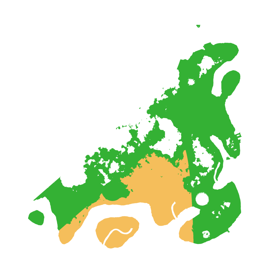 Biome Rust Map: Procedural Map, Size: 3600, Seed: 350