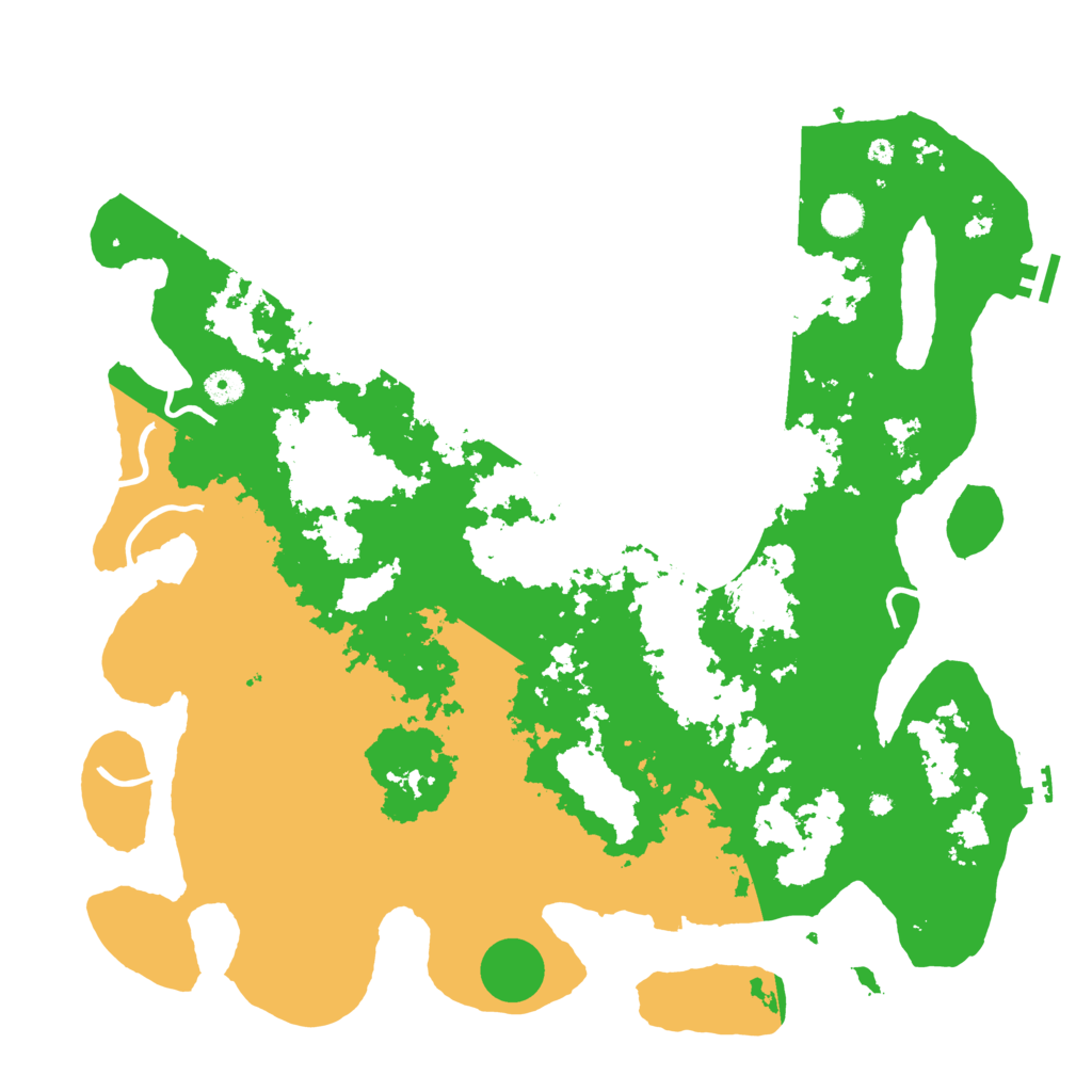 Biome Rust Map: Procedural Map, Size: 4500, Seed: 2138057904