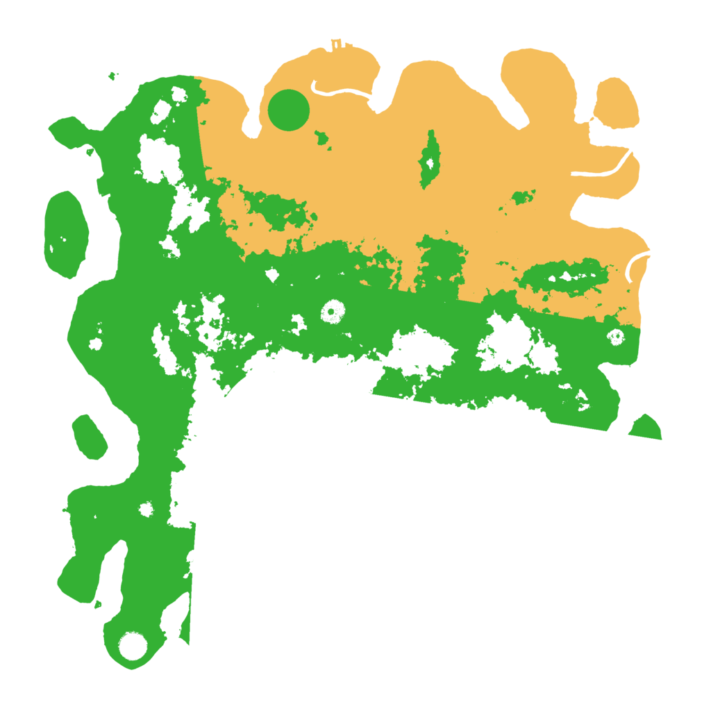 Biome Rust Map: Procedural Map, Size: 4500, Seed: 3058