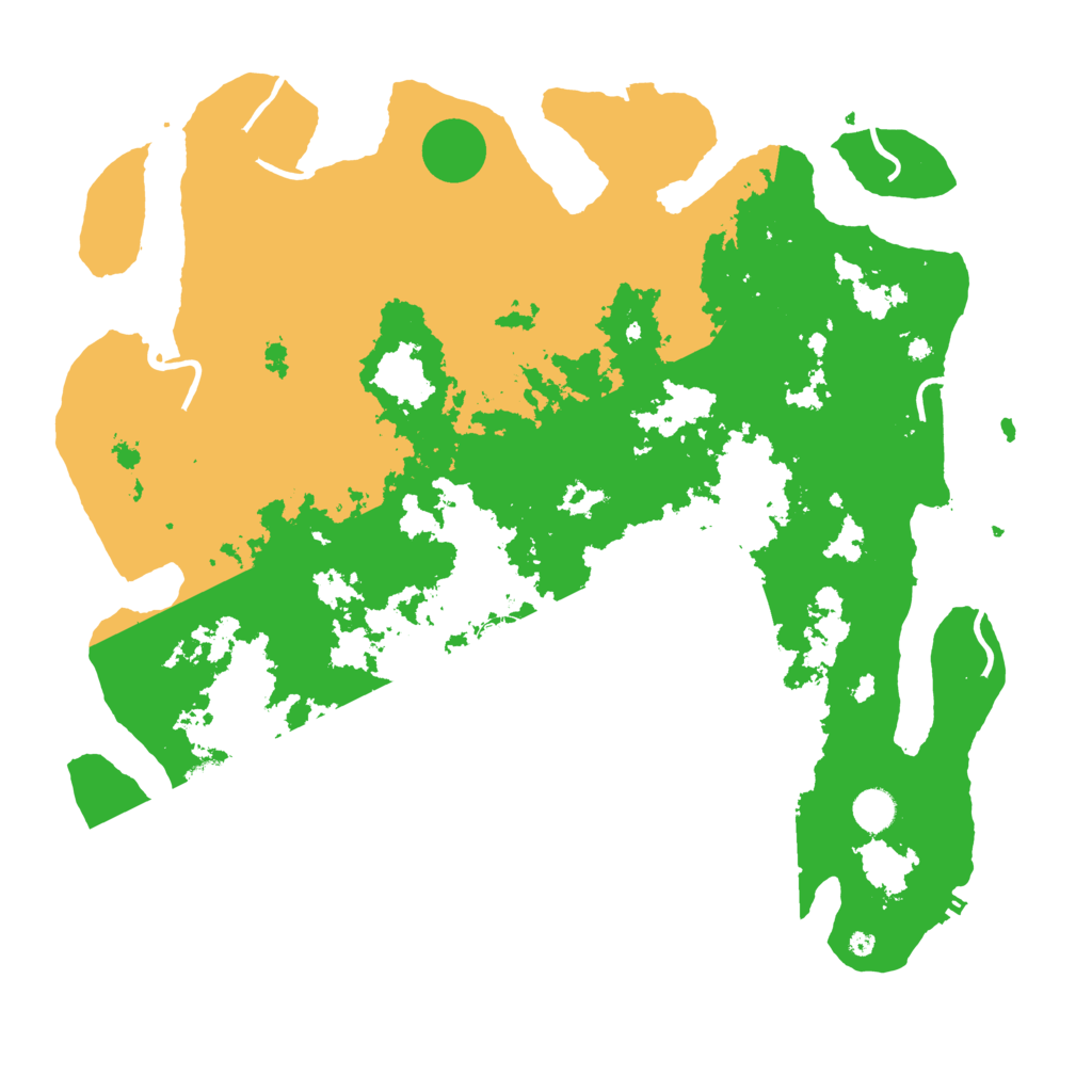 Biome Rust Map: Procedural Map, Size: 4500, Seed: 1458625618