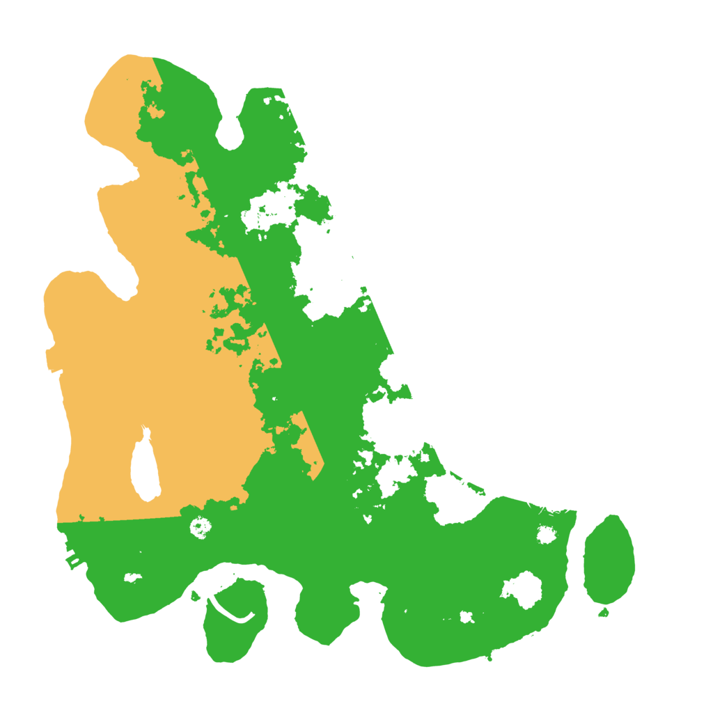 Biome Rust Map: Procedural Map, Size: 3500, Seed: 1549392874