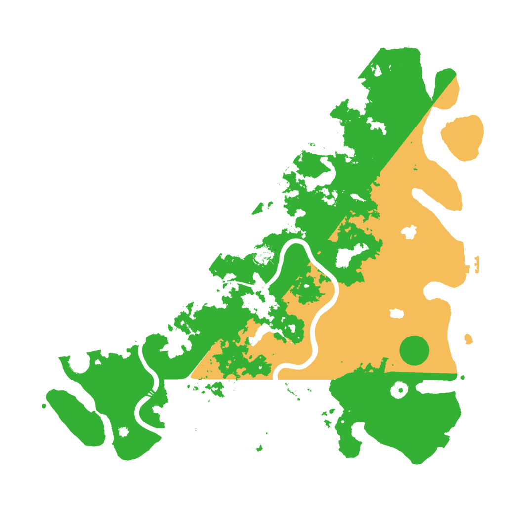 Biome Rust Map: Procedural Map, Size: 4500, Seed: 284284279