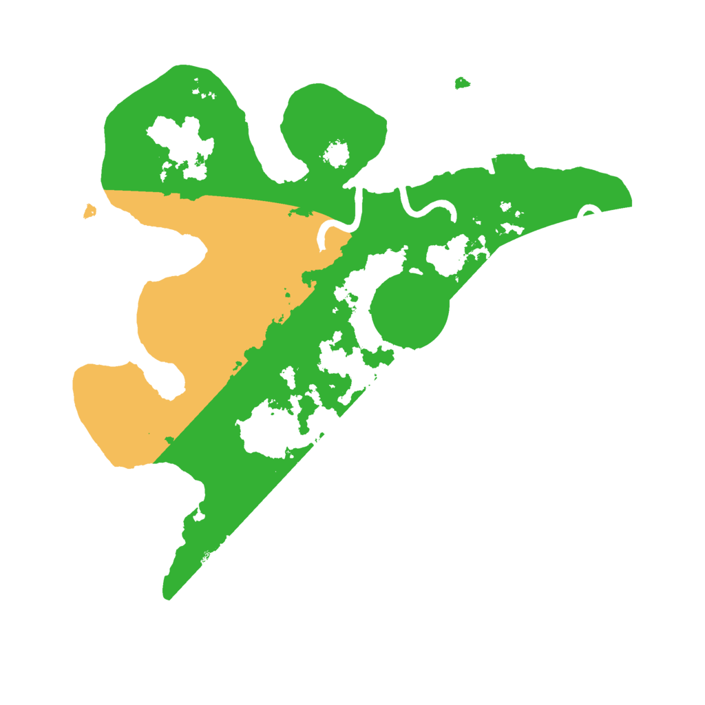 Biome Rust Map: Procedural Map, Size: 2500, Seed: 11928197