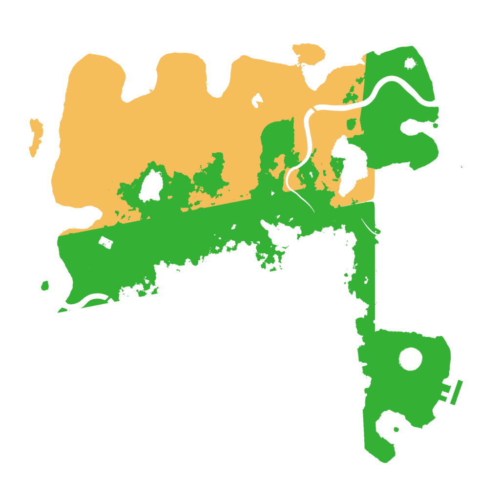 Biome Rust Map: Procedural Map, Size: 4000, Seed: 1267613717