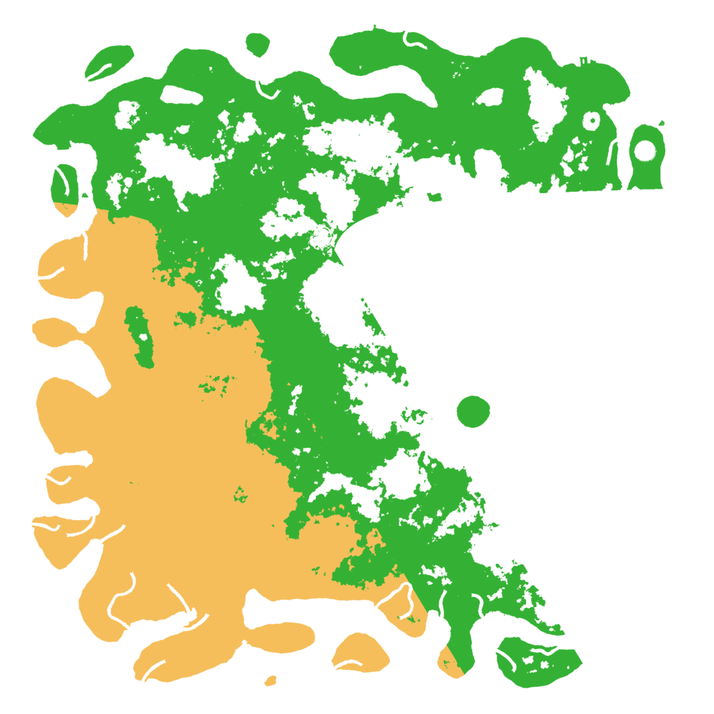 Biome Rust Map: Procedural Map, Size: 6000, Seed: 75255257