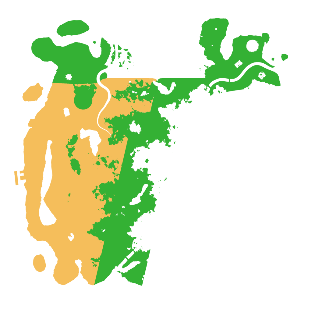 Biome Rust Map: Procedural Map, Size: 4500, Seed: 570631736