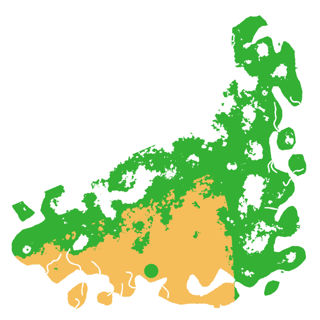 Biome Rust Map: Procedural Map, Size: 6000, Seed: 836401371