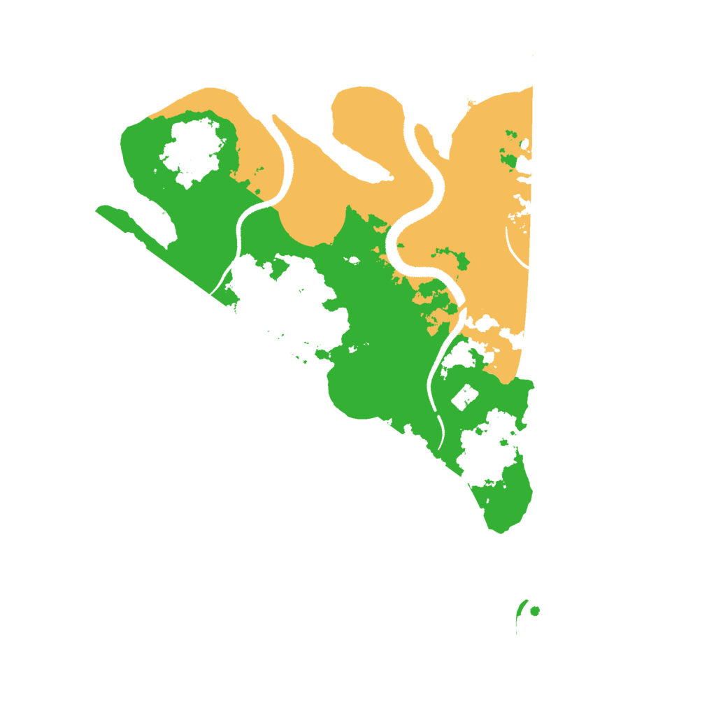 Biome Rust Map: Procedural Map, Size: 3000, Seed: 9768510