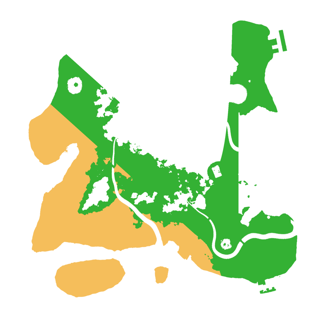 Biome Rust Map: Procedural Map, Size: 3000, Seed: 1771633377