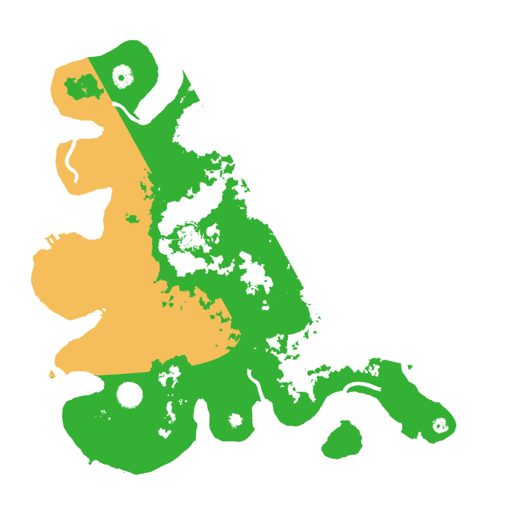 Biome Rust Map: Procedural Map, Size: 3500, Seed: 214892340