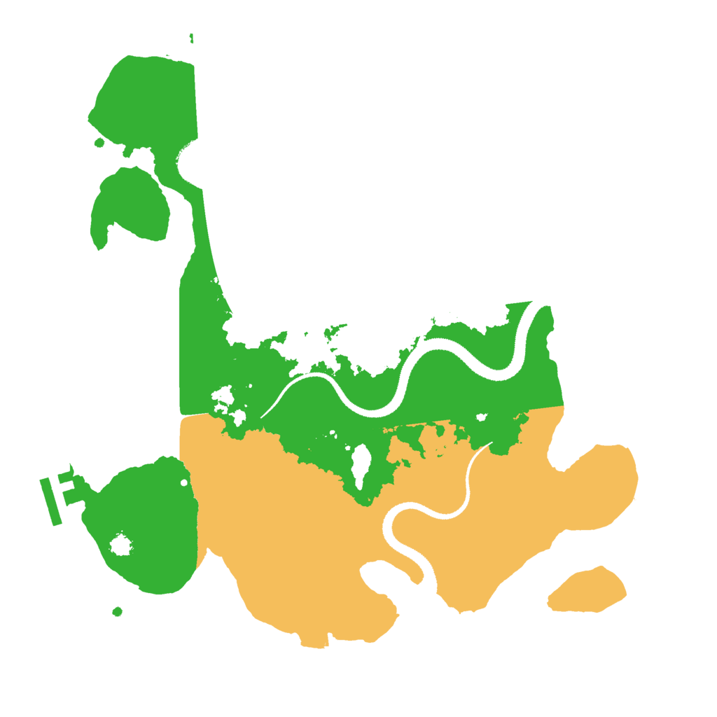 Biome Rust Map: Procedural Map, Size: 3000, Seed: 53925762