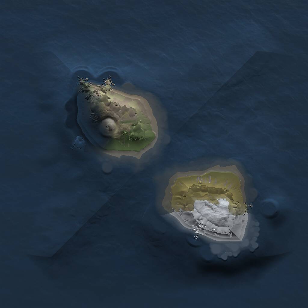 Rust Map: Procedural Map, Size: 1000, Seed: 375513281, 1 Monuments