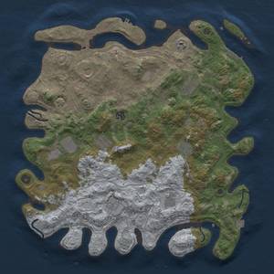 Thumbnail Rust Map: Procedural Map, Size: 4250, Seed: 2047203969, 19 Monuments