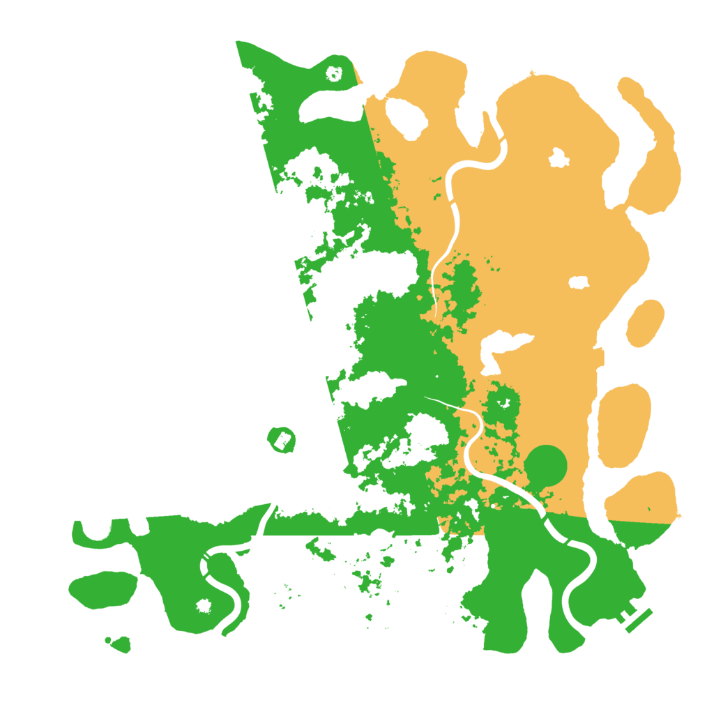 Biome Rust Map: Procedural Map, Size: 4500, Seed: 16112023