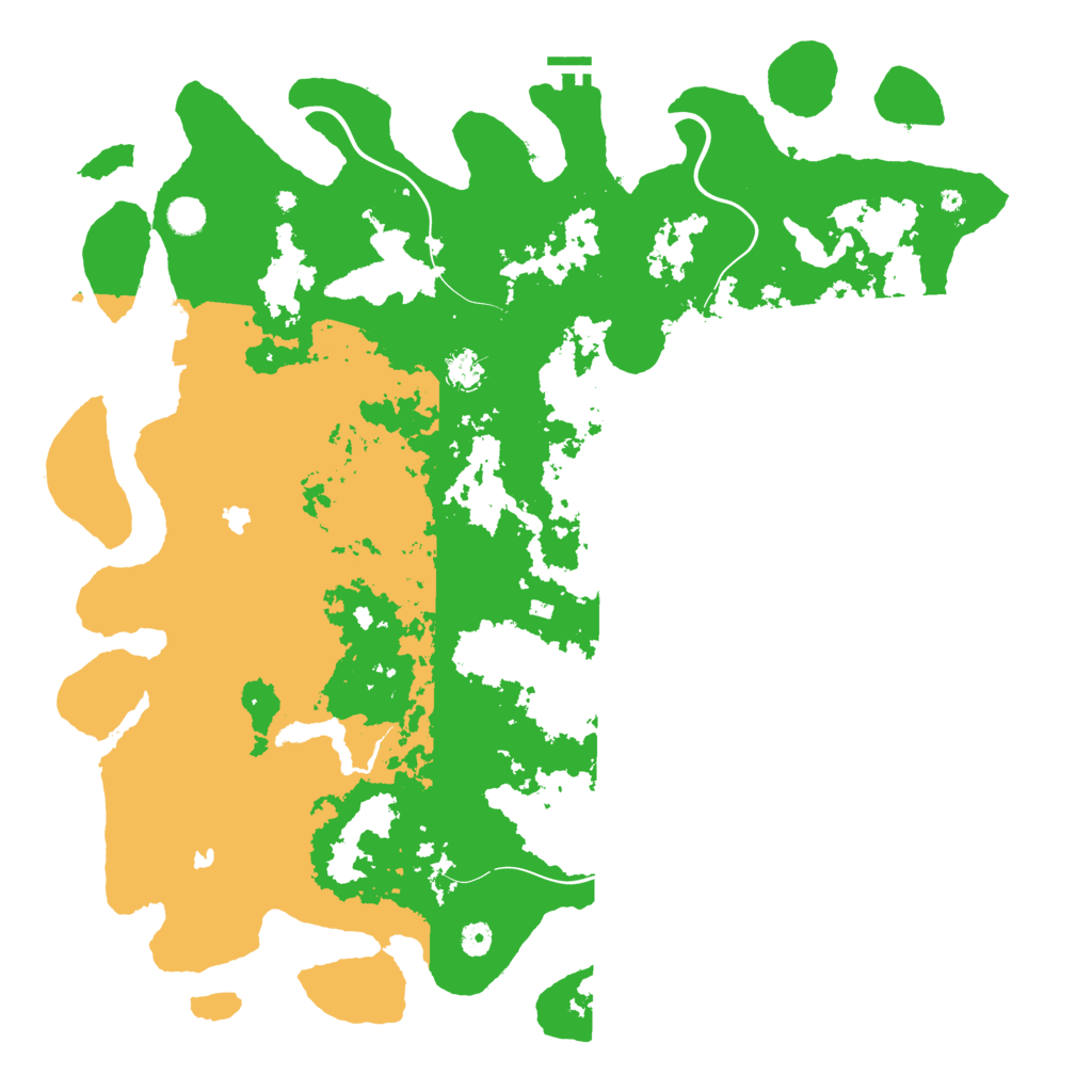 Biome Rust Map: Procedural Map, Size: 5000, Seed: 1840768212