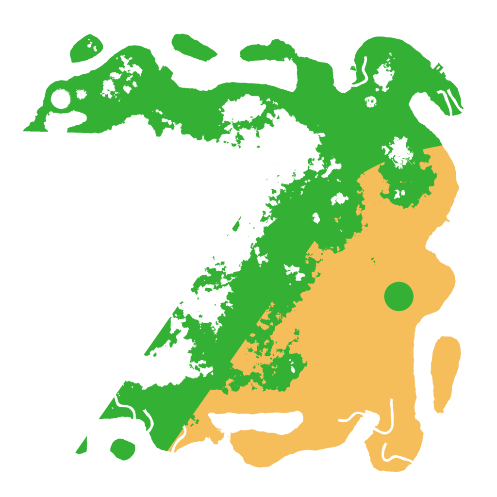 Biome Rust Map: Procedural Map, Size: 4500, Seed: 9487694